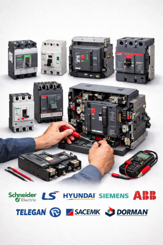 تعمیرات انواع کلید اتوماتیک در الکتروشمس در بازار لاله زار تهران