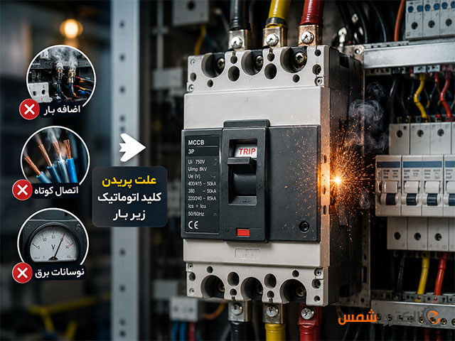 چرا کلید اتوماتیک زیر بار می‌پرد؟ و روش حل مشکل
