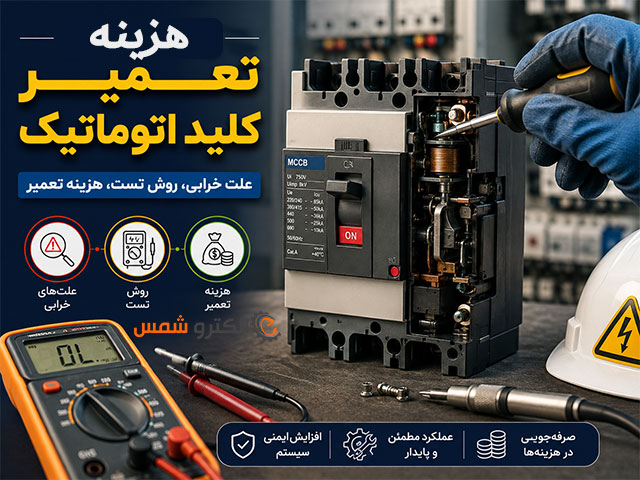 تعمیر و هزینه انواع کلید اتوماتیک چقدر است؟